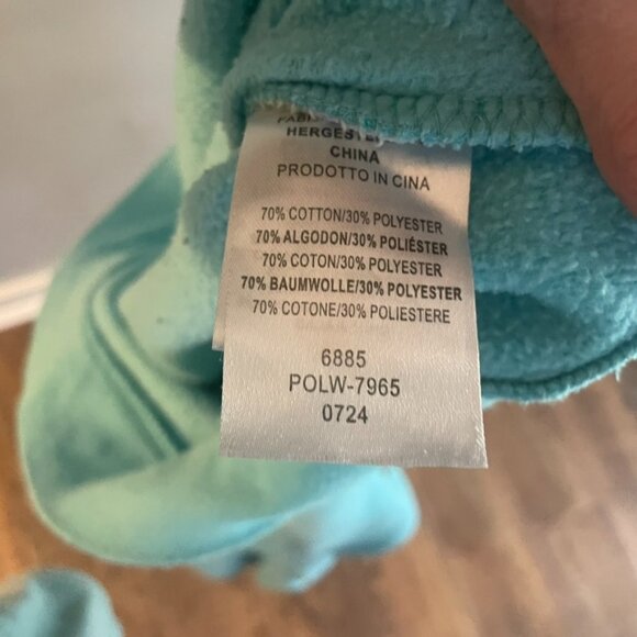 Legendary Whitetails Women’s Camo Trim Hoodie Size M – Turquoise Deer Logo Sweat - Picture 9 of 9